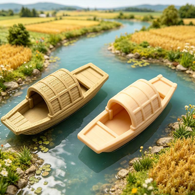 Aquarium Marina - 【S】Simulation Floating Mini Boat Model Figurine