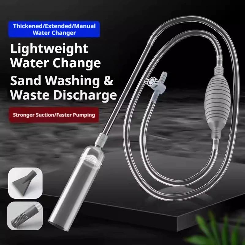 Manual Aquarium Siphon Fish Ta - Marine Aquarium Water Change ulasan dan harga