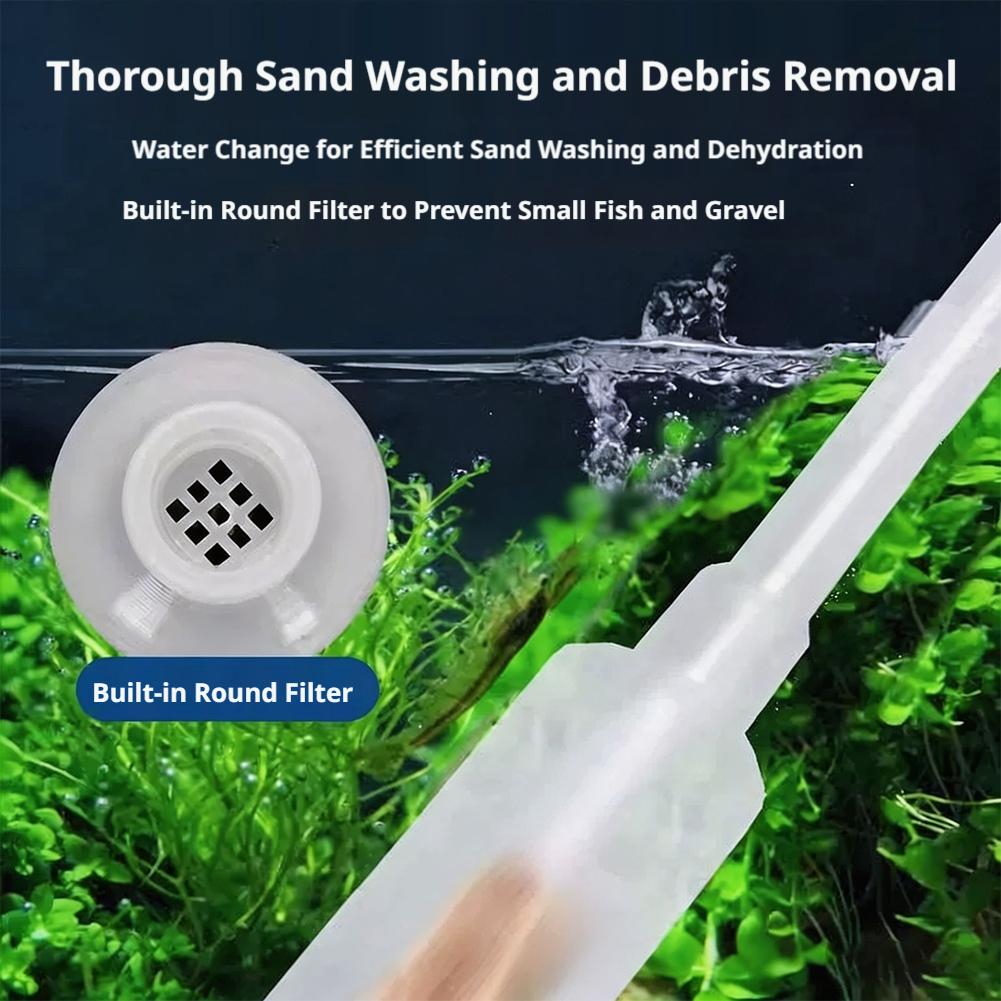 Manual Aquarium Siphon Fish Ta - Marine Aquarium Water Change ulasan dan harga