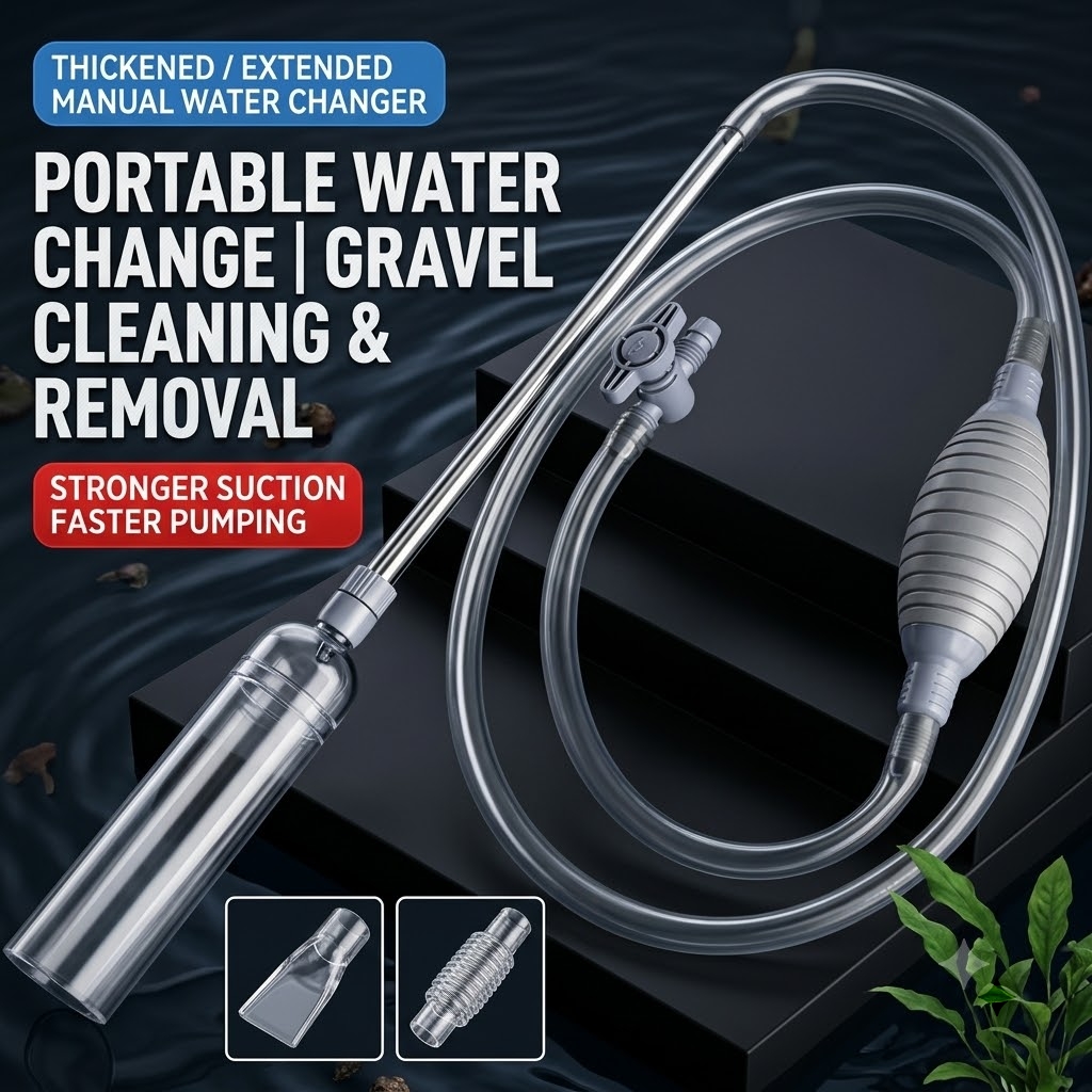 Aquarium Siphon, Manual Water  - Marine Aquarium Water Change ulasan dan harga
