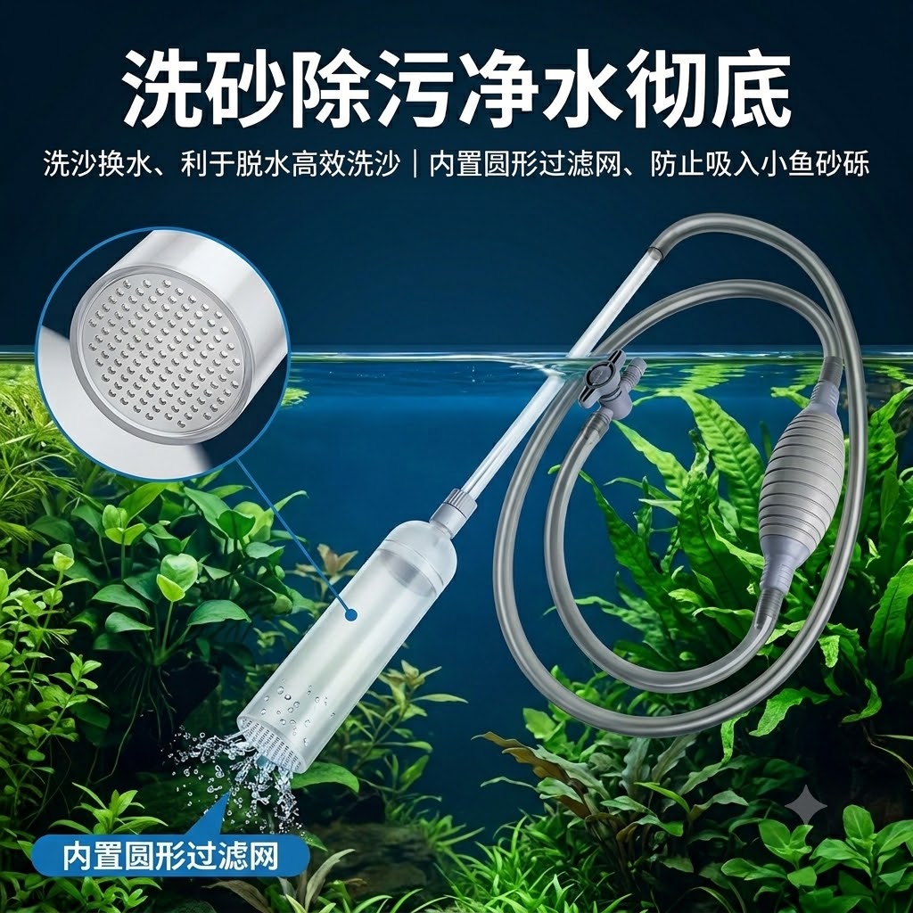 Aquarium Siphon, Manual Water  - Marine Aquarium Water Change ulasan dan harga