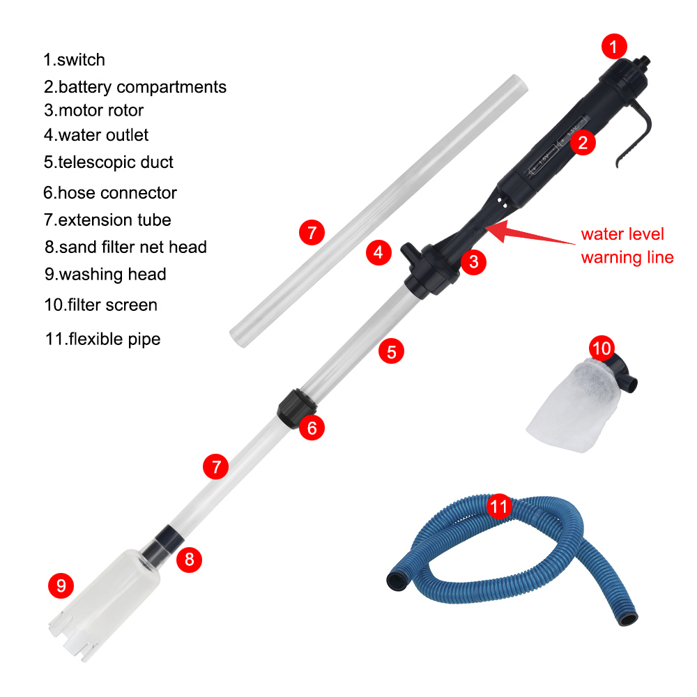 Electric Water Change Pump Gra - Marine Aquarium Water Change ulasan dan harga