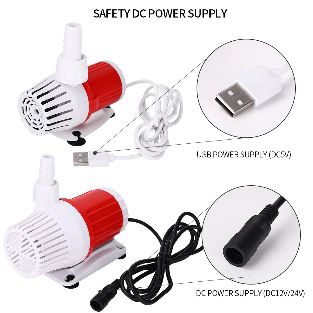 Silent Submersible Pump Fish T - Marine Aquarium Dc Pump ulasan dan harga