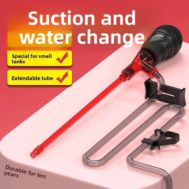 Manual Aquarium Siphon Vacuum  - Marine Aquarium Water Change ulasan dan harga