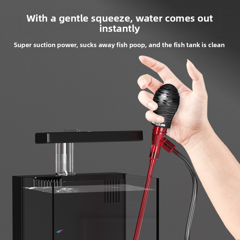 Manual Aquarium Siphon Vacuum  - Marine Aquarium Water Change ulasan dan harga