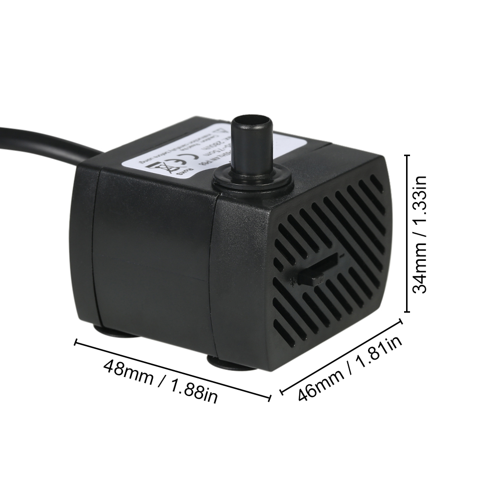 180L/H 2.5W Submersible Water  - Marine Aquarium Dc Pump ulasan dan harga