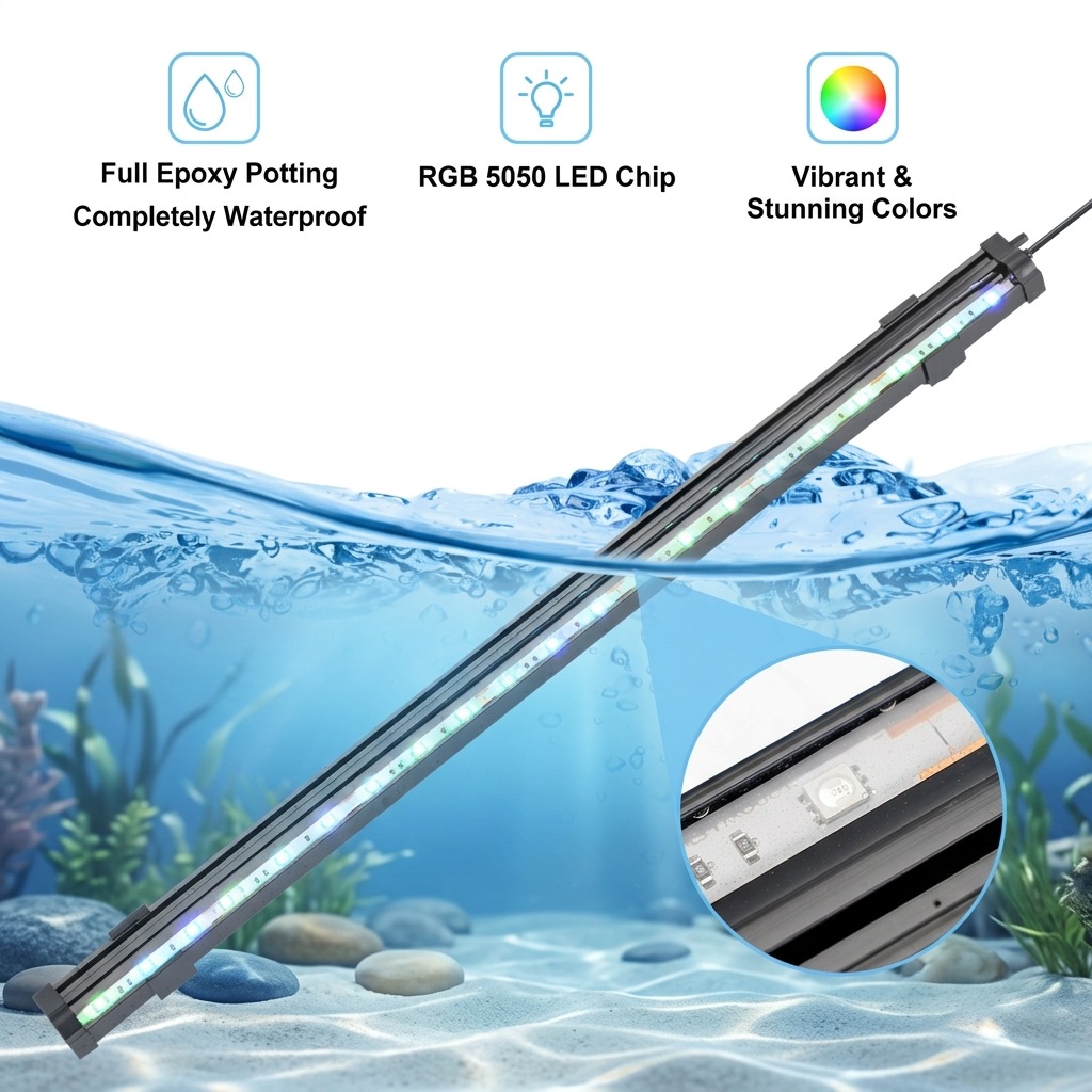 USB LED Aquarium Air Bubble Li - Marine Aquarium Water Change ulasan dan harga