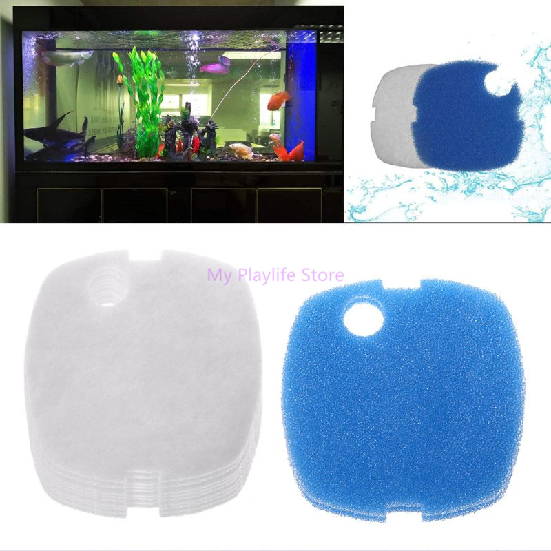 10pcs Aquarium Filter Pads Spo - Marine Aquarium Uv Sterilizer ulasan dan harga